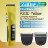 Fenice P300 Upgrade 5500mA Capacity Colorful Cordless LCD Screen Rechargeable Dog Grooming Electric Clippers for Pet Trim Salons