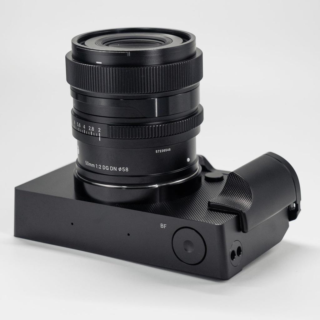 Iborrys Camera Grip for Sigma BF Dedicated Quick Release Aluminum Alloy Unique Retro Diamond Super Cool Cameras, L-Shaped Plate, Handle, All-Aluminum