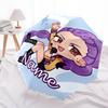 Parapluie Personnalisé Nom K-KPop Chasseurs de Démons Imprimé - Ouverture/Fermeture Automatique, Structure à Huit Côtes Durable, Parapluie Pliant Automatique