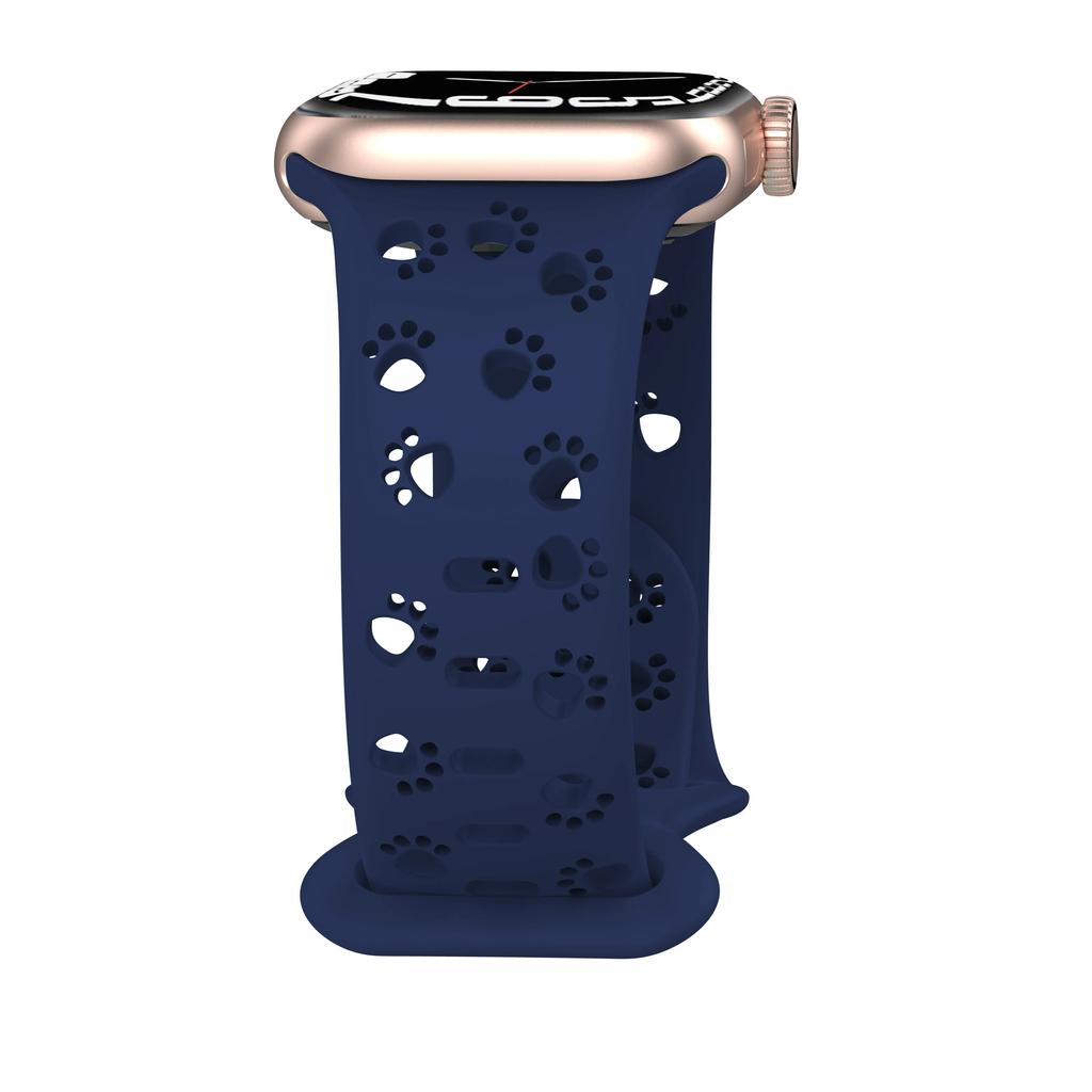 Classic Dog Paw Silicone Strap For Apple Watch Band 44mm 40mm Correa 38 42mm bracelet iwatch Series ultra 8 7 SE 6 5 4 3 49mm 45 mm 41mm