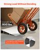 Door Threshold Ramp, 59 mm Rise, Aluminum Alloy Threshold Ramp Rated 363 kg Load Capacity, Handicap Ramps for Home Steps for Wheelchair, Scooters,