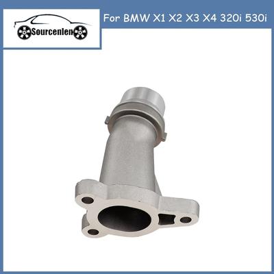 11118511205 Aluminium Engine Cooling Radiator Coolant Hose Block Connector Water Outlet Pipe For BMW X1 X2 X3 X4 320i 530i