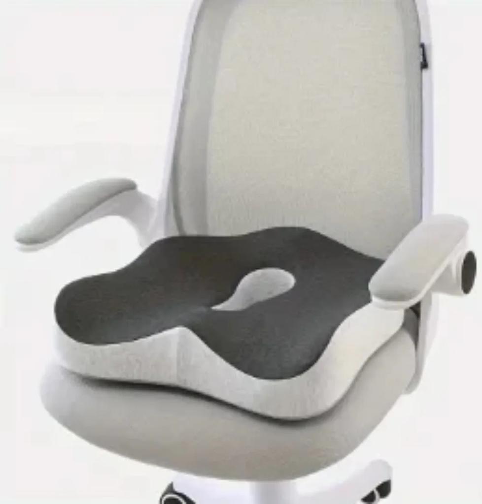 Ergonomic Memory Foam Seat Cushion Orthopedic Coccyx Tailbone Support Pillow Office Chair Driving Sciatica Back Pain Relief Pad
