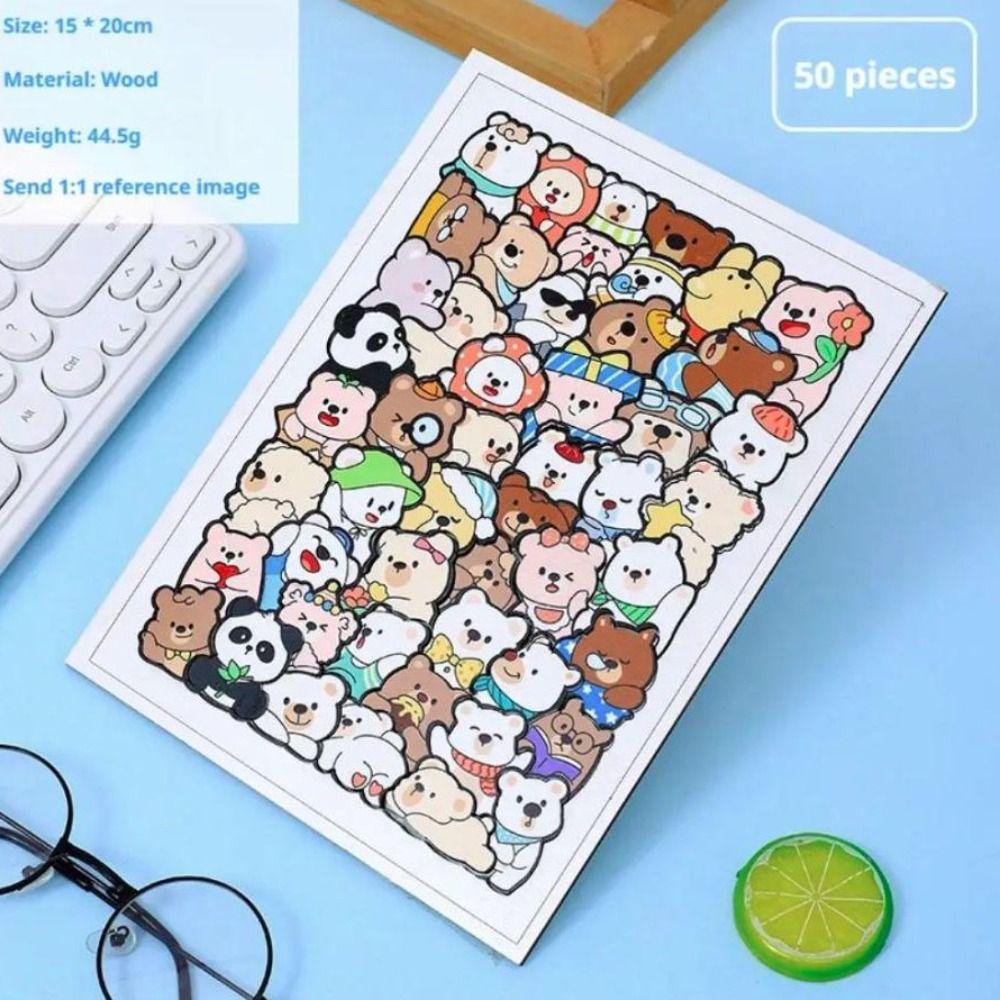 Irregular Shaped Cartoon Shape Puzzles Dinosaur Animal Shape Puzzles  Desk Decoration