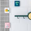 4Pcs Shower Curtain Clips Non Punching Windproof Curtain Hook Toilet Curtain Rings Clip Traceless Shading Cloth Edge Fixed Clips