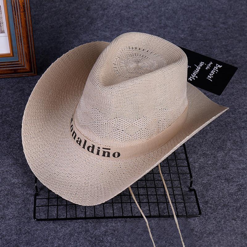 

Adjustable Paper Straw Hat For Men With Sunshade Large Brim Summer Travel Cap хакі