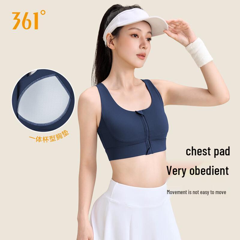 

361° High-Impact Front-Zip Yoga Sports Bra 2XL