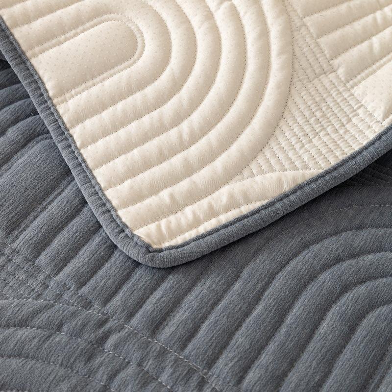 Chenille Quilted Sofa Cushion Four Seasons Universal Non-slip Leather Sofa Cover Cover Thickened Three People Cushion Cover Cloth