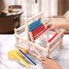 1 Stück Holz Multi-Craft Webstuhl-Set, Manuelles DIY Wollstrickmaschinen-Werkzeug, Handweberei Häkeln Kreatives Wollgarn-Projekt