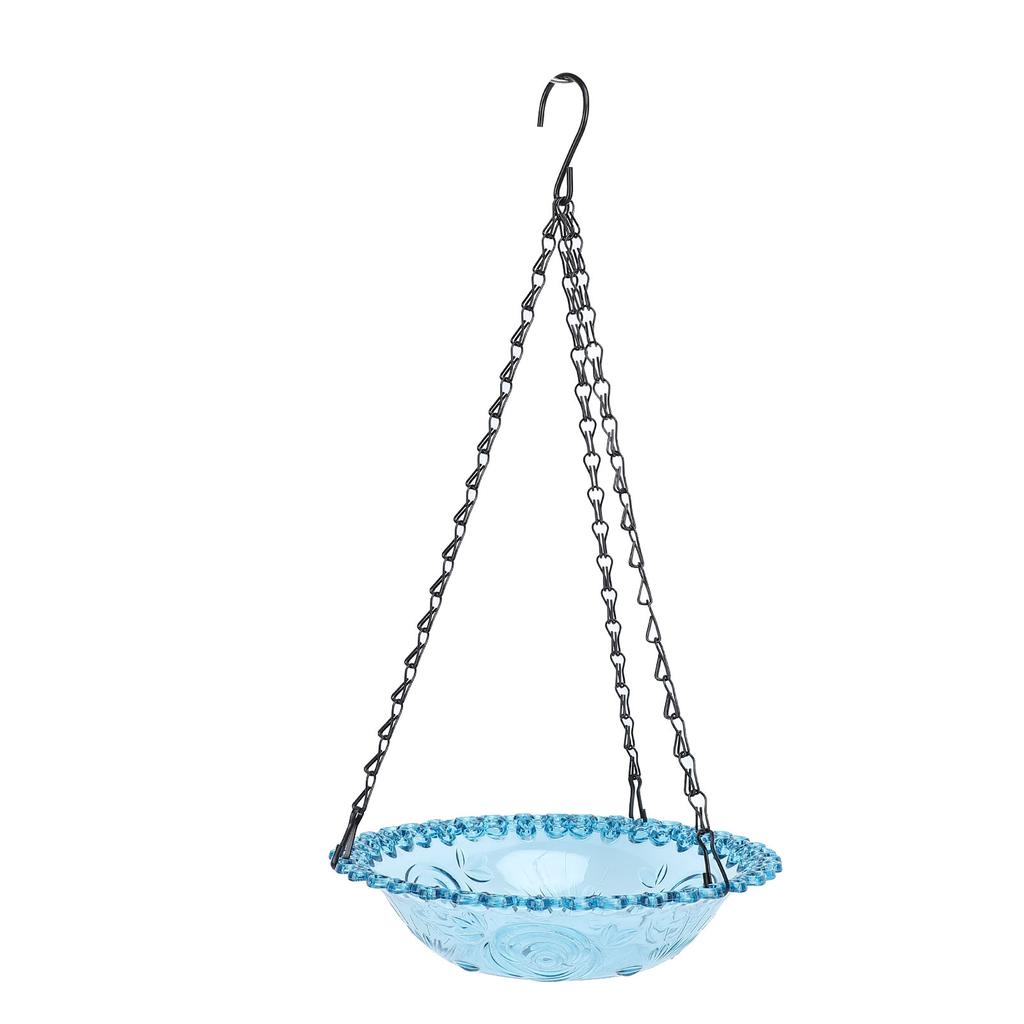 Solar Bird Bath Fountain for Outdoor Plastic Hanging Solar Powered Hummingbird Water Fountain for