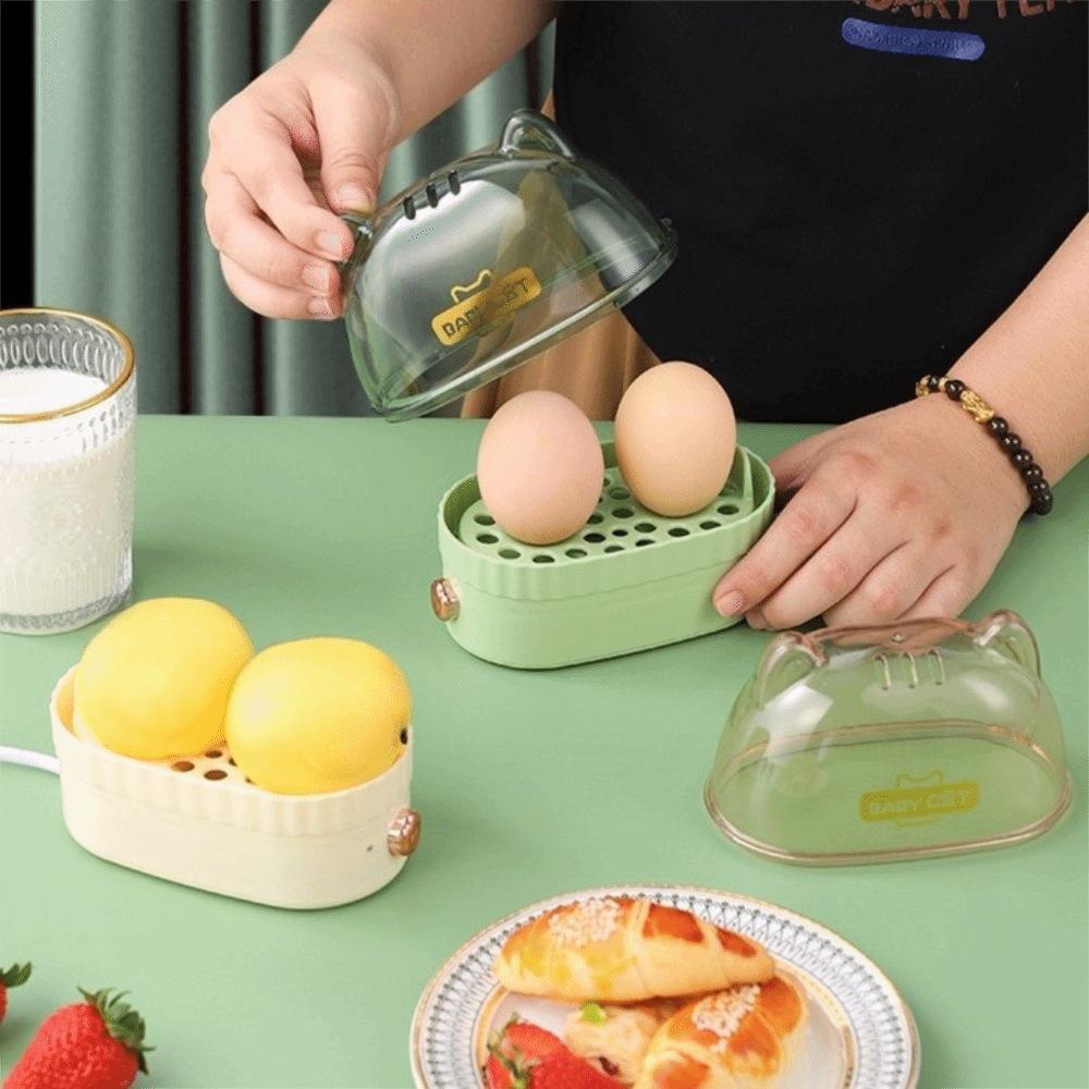 Timed Electric Egg Boiler Cat Egg Heater Multifunctional Egg Cooker Household