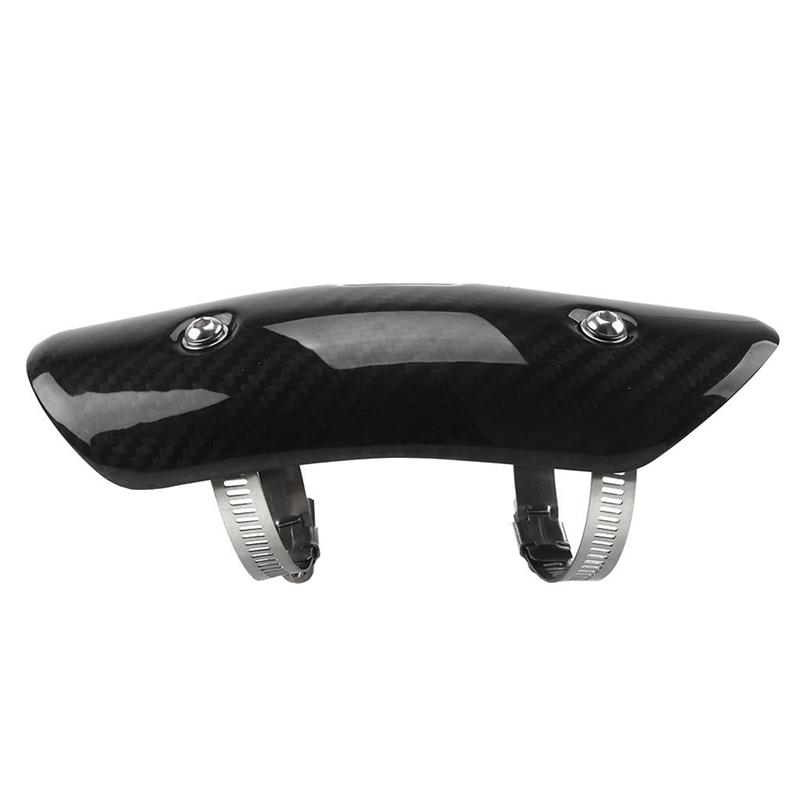 Motorcycle Carbon Fiber Exhaust Cover Muffler Heat Shield Pipe Guard Fairing For Yamaha Kawasaki Honda