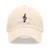 Unisex Soft Cotton Dad Hat Musical Note Embroidery Baseball Cap For Women Men Adjustable Unisex Casual Sports Caps