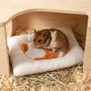 Comfortable Guinea Pig Plush Cushion Thickened Soft Small Animal Sleeping Mat  Autumn Winter