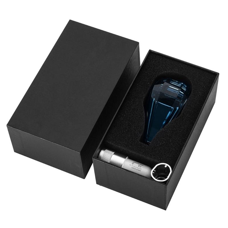 Multicolor Dynamic Light Effect Gear Shifter Knob Make Of PC Material For Cars Easy Installation Ergonomic Shifter Knob