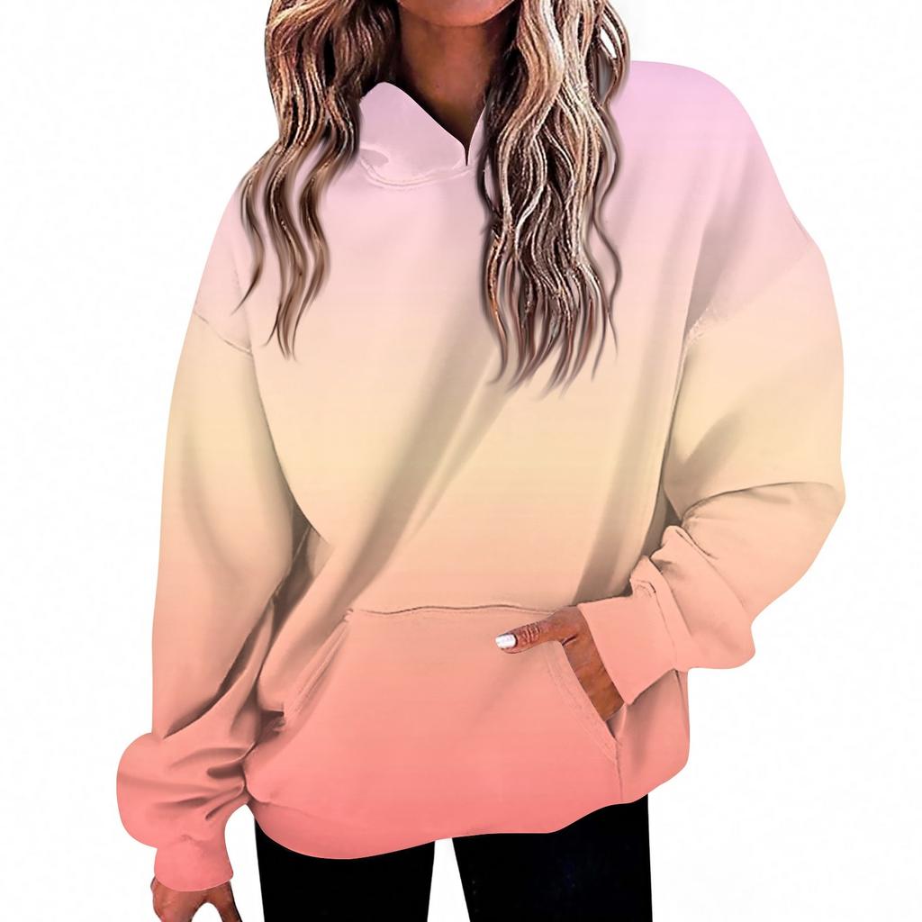 Women's Fashion Daily  Casual V-Neck Long Sleeve Printed Top