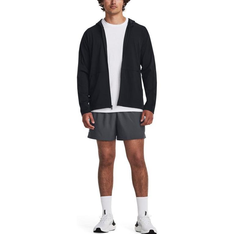 Under Armour Jackets Men's Black Hooded Non Detachable Moderate Unisex 1379674-001