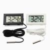 Mini LCD digital thermometer used for freezer temperature - 50-110℃ refrigerator thermometer indoor and outdoor waterproof probe