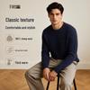 FIRS Men's 100% Wool Crew Neck Pullover Sweater
