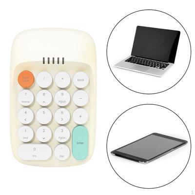 Compact Number Keyboard for Laptop and PC - Ergonomic Design, Silent