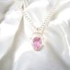 Morganite Gemstone 925 Sterling Silver Handmade Jewelry  Women Necklace Pendant PP-56-11