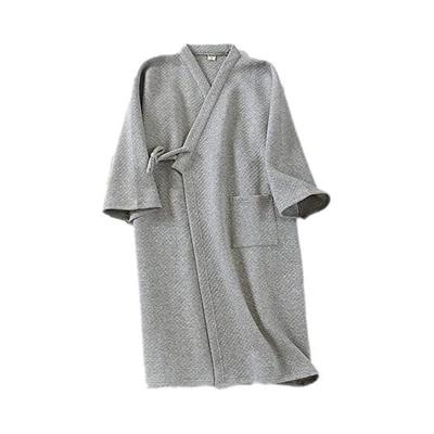 [IDOHEMO] Pajamas, Men's Room Wear, Dressing Gown, 100% Cotton, Filling, Loungewear, Bathrobe, Sleepwear, M L