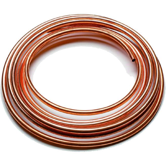 MuHize Upgraded Brake Line Tubing Kit - 25 Ft. Of 3/16 Copper Coated Flexible Tube, Roll 25 Ft 3/16" (Includes 16 Fittings)