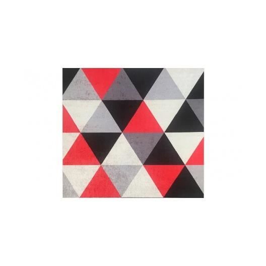 Tapis TRENDY Triangle Rouge Dimensions - 50x80
