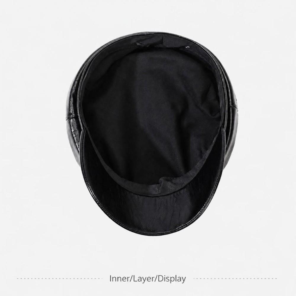 Short Brim Newsboy Cap Adjustable Beret Cap Casual Peaked Cap  Travel Use