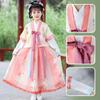 Autumn 2025 Girls' Hanfu: Ancient Ming Dynasty-Inspired Fairy Tang Suit for Little Girls