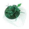 Retro Sinamay Headband Fascinator Wedding Ascot Hat Hatinator Birdcage Veil