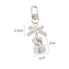 Love Heart Bear Shaped Keychains Wedding Party Gift Backpack Hanging Pendants Handbag Pendant Accessories For Women Girls Gift