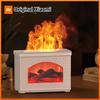 Xiaomi Neuer simulierter Kamin-Luftbefeuchter mit Flammeneffekt, Aromaöl-Diffusor, Aromatherapie-Luftbefeuchter für Zuhause, Nebelsprüher, Luftdiffusor