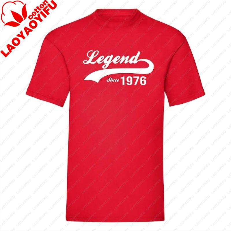 Legend Since Graphic TShirt Perfect 50th Birthday Gift for Men  Women Vintage 1976 Year Old Shirt Unique Idea Streetwear