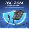 Adattatore di Alimentazione CC 12V 3A Ingresso CA 100-240V Caricatore Adattatore Switching Universale Spina Convertitore per Telecamera CCTV DVR NVR LED