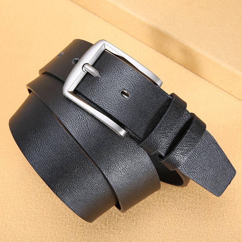 Men's TPU Retro Alloy Needle Buckle Fashionable Casual Business Trend Versatile Men Belt