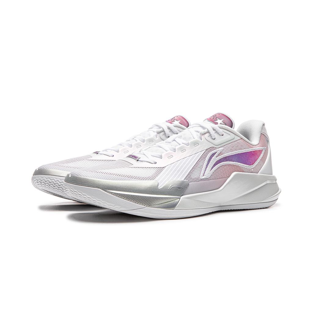 Li Ning Cushioning Slip Resistant Abrasion Resistant Breathable Rebound Anti Twist Grip Low top Basketball Shoes Men's ABAW019-4