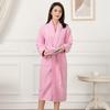 Unisex Cotton Bathrobe: Absorbent Towel Material for Home, Hotel, Spa & Sauna