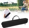 Fishing Rod Case, Fishing Bag, Rod Holder Bag, EVA Hard Shell Bag, Shock Absorbent, Holds Reels and Fishing Rods, Outer Size 54x11x6cm, Inner Size