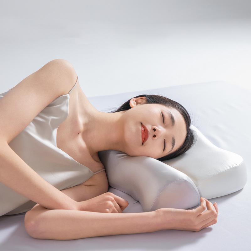 Xiaohongshu Cool Memory Foam Pillow: Zero Pressure, Deep Sleep Lumbar and Neck Support for Adults