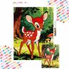 Bambi Diamond Painting Kit 5D DIY Diamond Art Home Bedroom Wall Decor