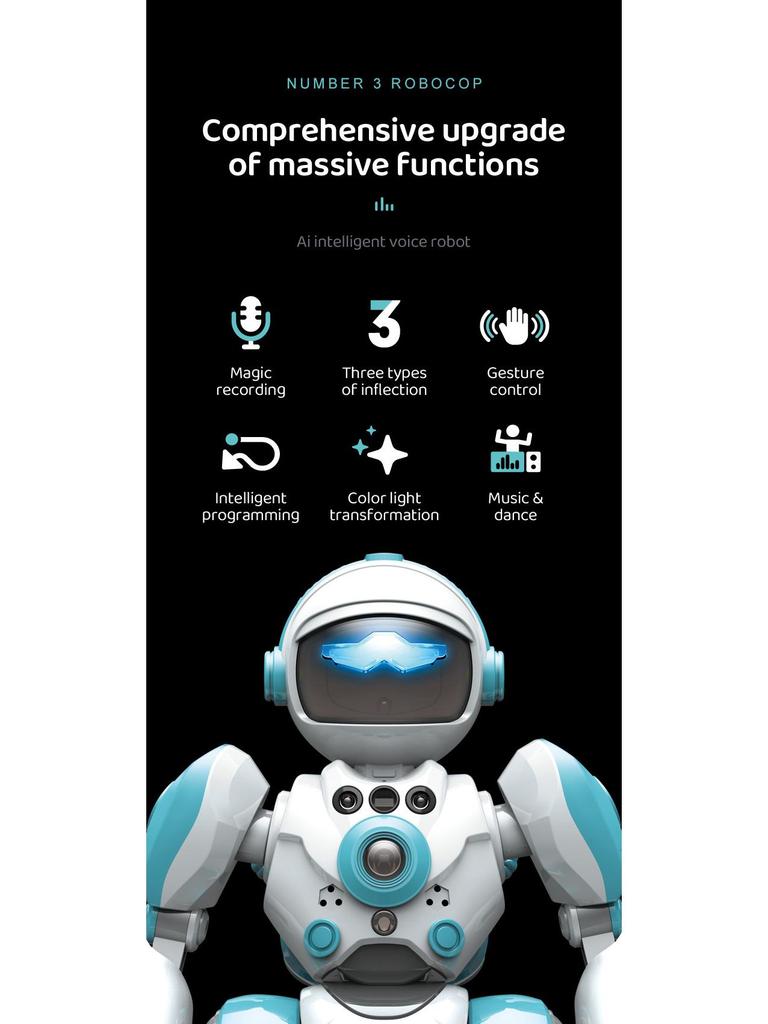 Smart Voice-Controlled Dancing Robot with Gesture Remote for Kids