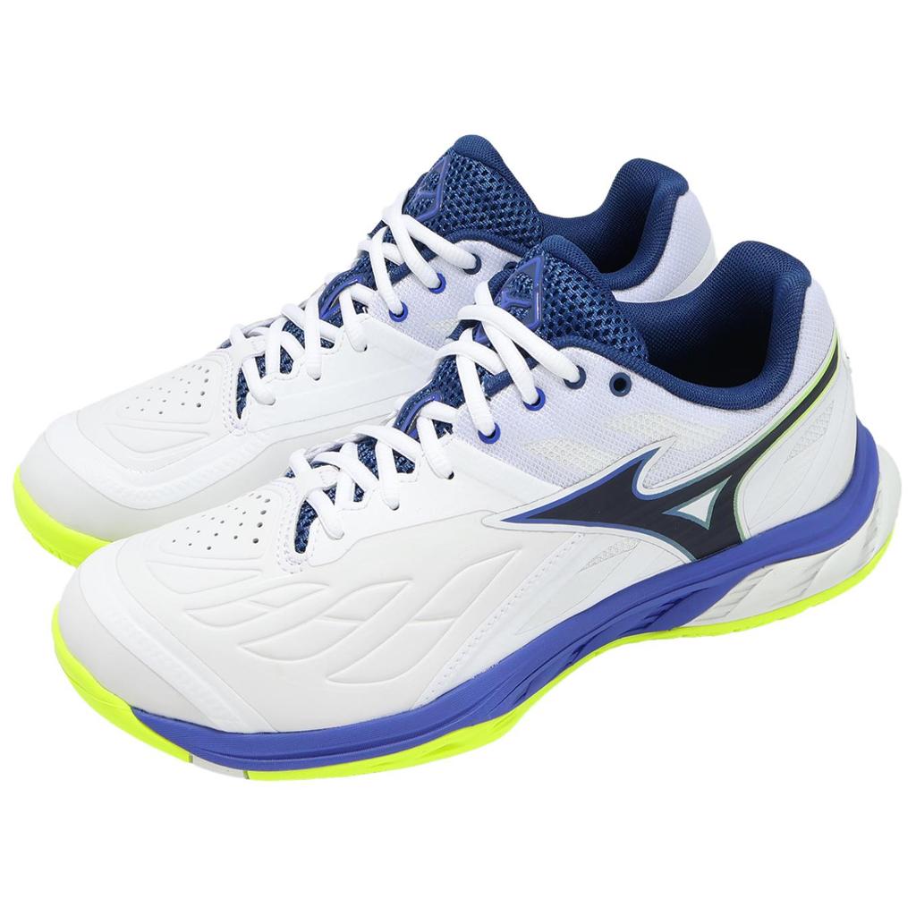 Mizuno Wave Fang 2 Comfortable Fit Wide Breathable Badminton Shoes Unisex sneaker White 71GA231351