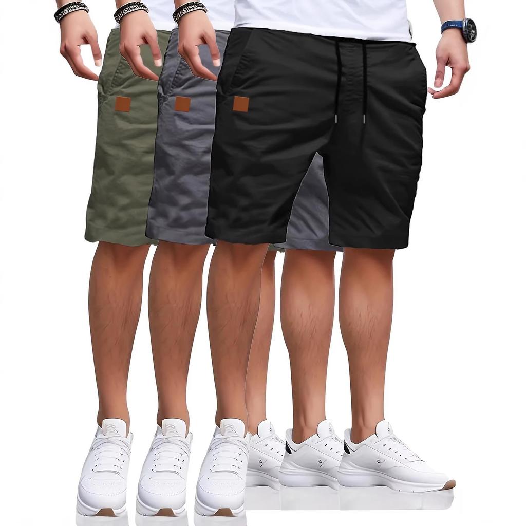 European Size Men's Summer Casual Shorts: Trendy Streetwear Versatile Fashion Work Pants