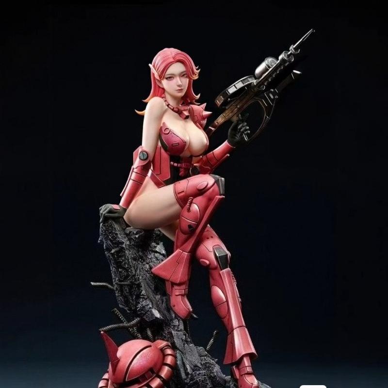 Sexy Mecha Girl Figure Anime Style Robot Maid Female Model Desktop Decoration Collectible Figurine