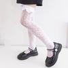 Classical Solid Color Over Knee Length Socks for Kids Soft Nylon Long Tube Socks for Party Outfits and School Event