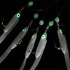 Luminous Fishing Rigs Fishing Baits Rigs, Fish Skin Sea Rigs, Glow Fishing Beads for Freshwater and Saltwater