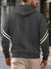 Autumn/Winter Jacquard Heavyweight Men's Warm Hooded Outdoor Sports Hoodie