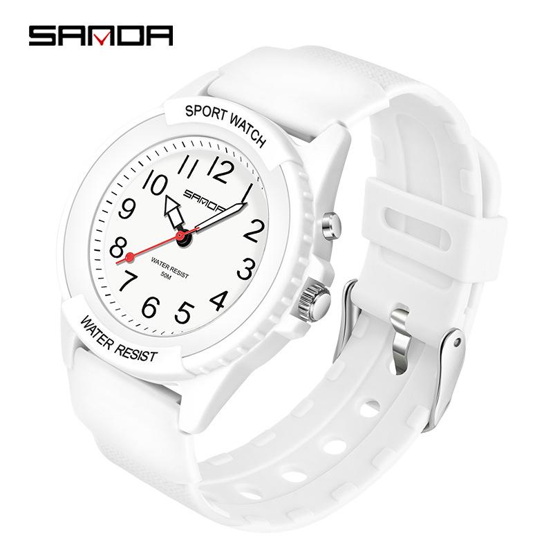 Sanda Retro Luminous Quartz Watches for Men & Women - Fashionable Sports & Outdoor Waterproof Watches