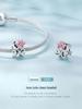 Yinziyun Cat Paw Print DIY Bracelet Spacer Beads: Cute S925 Sterling Silver Pet Imprint Collection